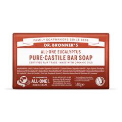 Image 1 for All-One Eucalyptus Pure-Castile Bar Soap 140g