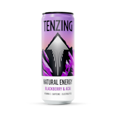 Image 1 for Natural Energy Drink Blackberry & Acai 330ml