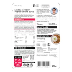 Image 2 for Lentil & Sweet Potato Curry Bowl 275g