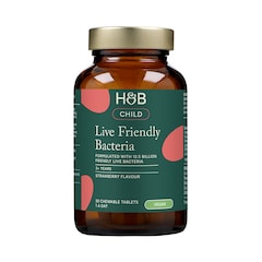 Image 1 for Childrens Live Friendly Bacteria Strawberry Flavour 30 Chewable Tablets