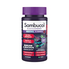 Image 1 for Black Elderberry Extra Defence Menthol 30 Gummies