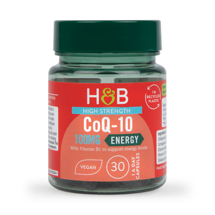 Holland & Barrett High Strength Co-Q10 100mg 30 Capsules image 1